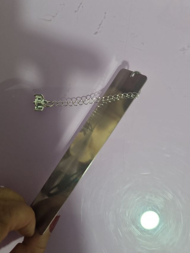 Marcapáginas plateado Great Teacher