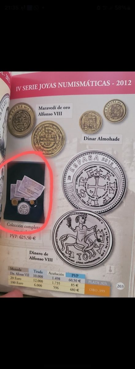 10 Euro España 2012 joyas numismáticas RRR