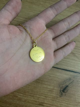 Collar Dorado saiko cosas que no te dije