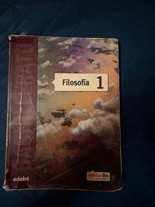 libro Filosofía 1 bachillerato edebé