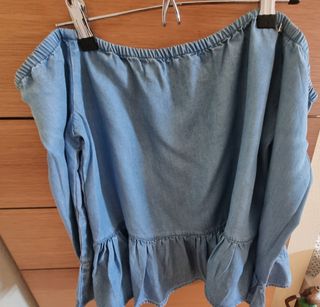 Top Guess Vaquero Azul