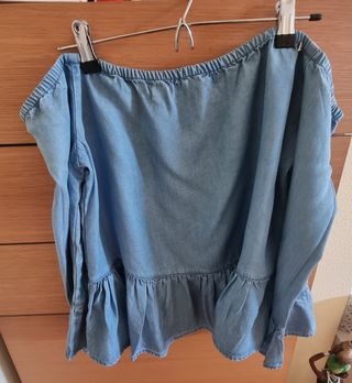Top Guess Vaquero Azul