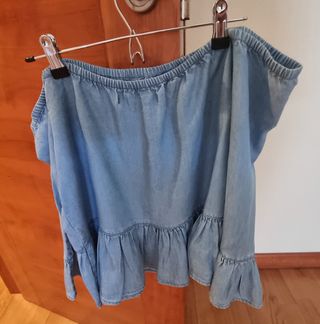 Top Guess Vaquero Azul