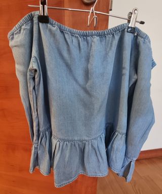 Top Guess Vaquero Azul