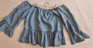 Top Guess Vaquero Azul
