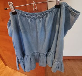 Top Guess Vaquero Azul