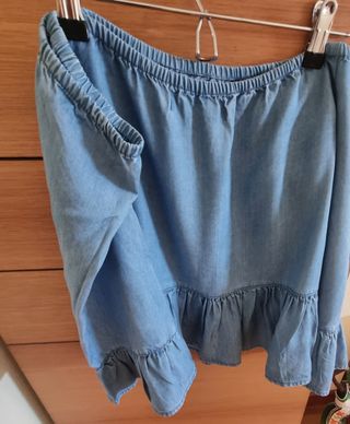 Top Guess Vaquero Azul