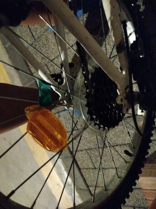 Bicicleta Rockrider Blanca y Azul