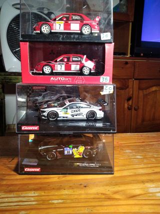 Coches Slot Carrera y Autoart