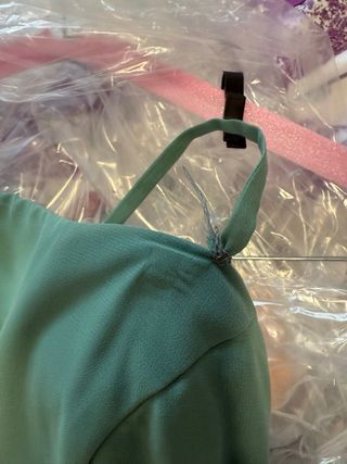 Vestido de fiesta verde