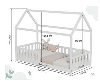Cama Montessori Blanca