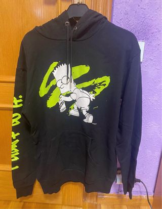Sudadera Bart Simpson Negra