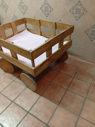 Carrito de madera