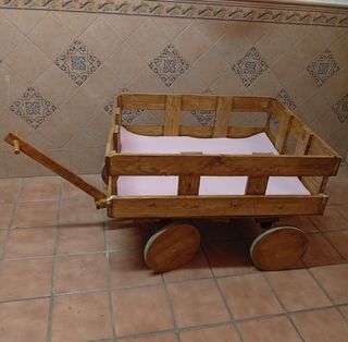 Carrito de madera