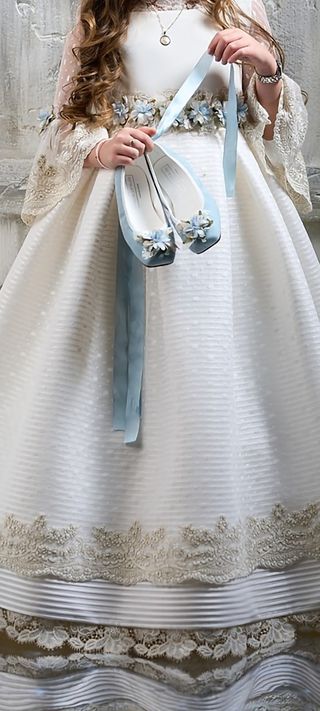Vestido de Comunión Maria Picareta Blanco