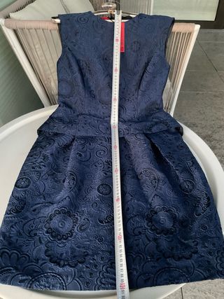Vestido Carolina Herrera Azul Nuevo