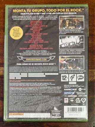 🇪🇦 AC/DC Live Rock Band Xbox 360 PRECINTADO