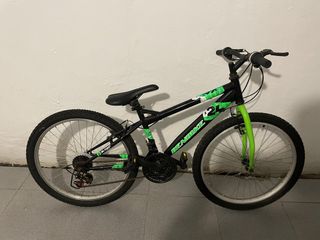 Bicicleta Denbike 24 Negra y Verde