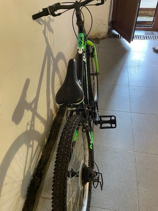 Bicicleta Denbike 24 Negra y Verde