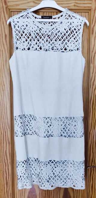 Conjunto Vestido y Chaqueta con encaje