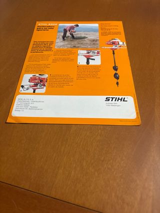 Folleto Publicidad Original Motosierra STIHL 08 S