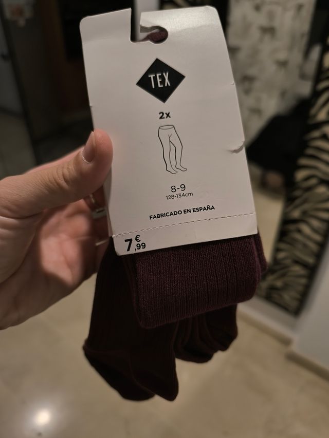 Leotardos niña talla 8-9