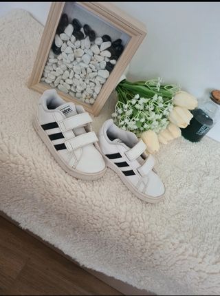 Scarpe Adidas Bambino Velcro Bianche