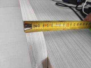 Cama nido blanca con vetas