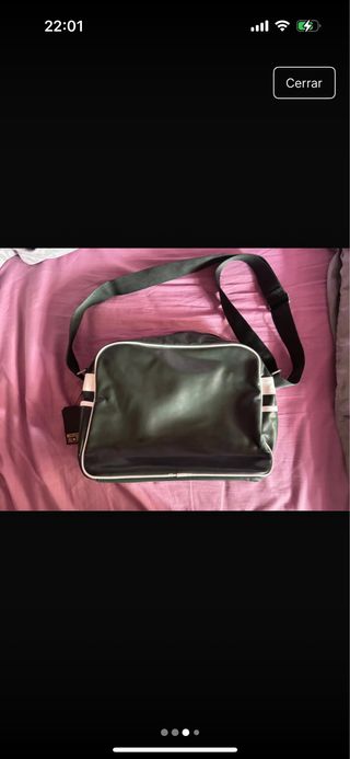 Bolso bandolera Converse negro