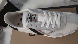 Zapatillas Munich Gris y Blanco