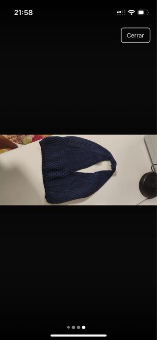 Top azul sin usar