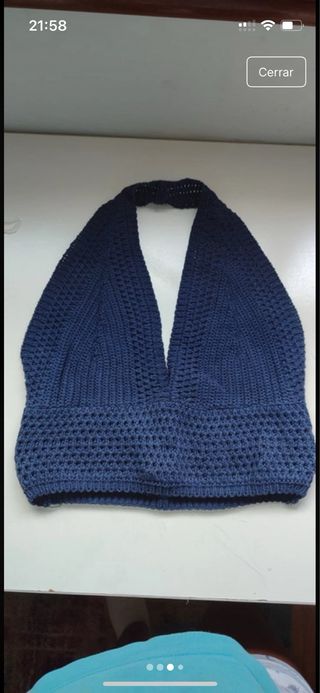 Top azul sin usar