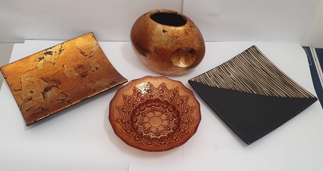 Set 4 Oggetti Decorativi Rame