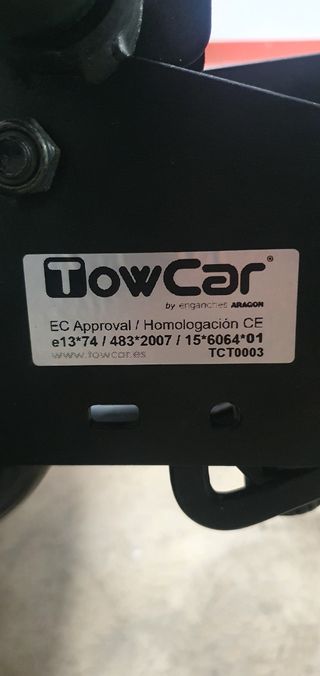 Portabicicletas TowCar 3 bicis abatible