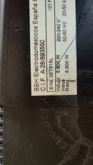 Cristal Balay Inducción 