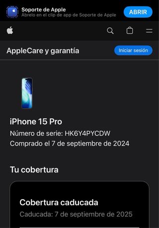 iPhone 15 Pro 128GB Plata