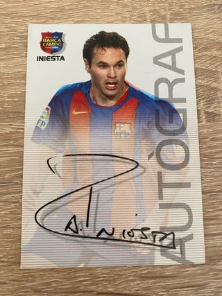 Cromo Andrés Iniesta 2004