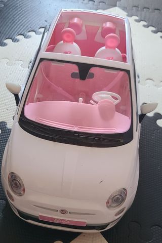 Barbie Fiat 500 Auto Bianca