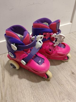 Patines Oxelo rosas y morados