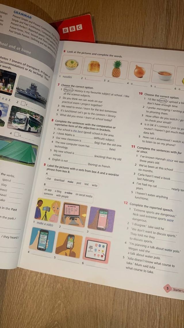 Your World 4 Workbook