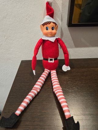 Elfo de Navidad Rojo y Blanco