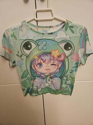 Camiseta Malla Rana Anime Talla M