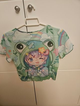 Camiseta Malla Rana Anime Talla M