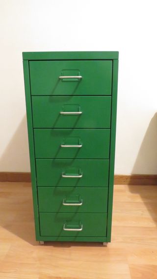 HELMER Ikea- Archivador Metálico Verde