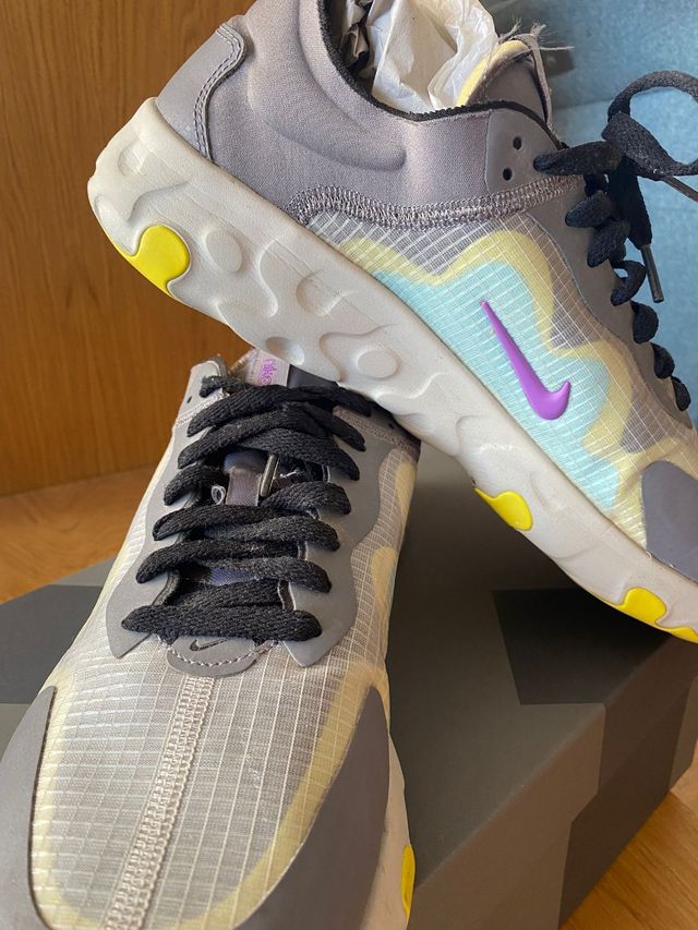 Zapatillas Nike React Vision Gris Multicolor