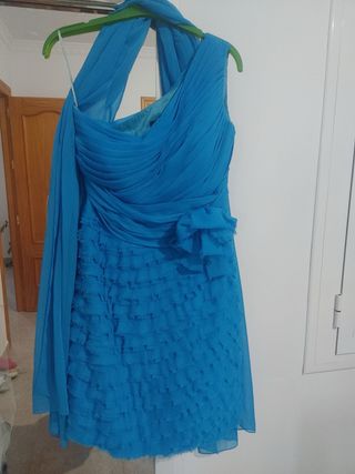 Vestido de fiesta azul