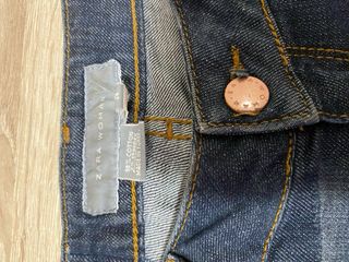 Pantalón vaquero capri Zara Tiro bajo VINTAGE