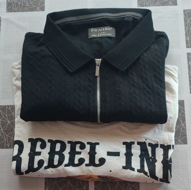 Camiseta Negra Primark
Camiseta Slim fit