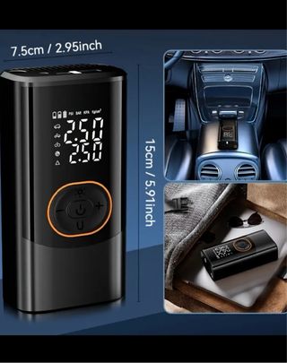 Inflador Portátil Coche/Moto/Bicicleta/Balones