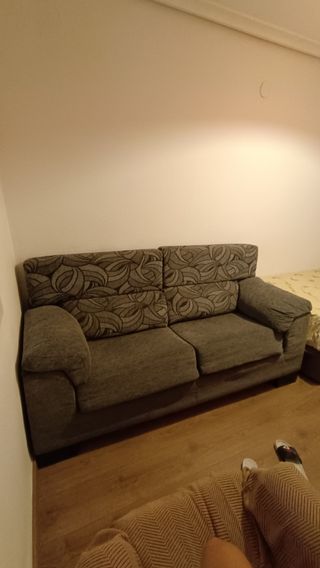 Sofá 2 plazas gris